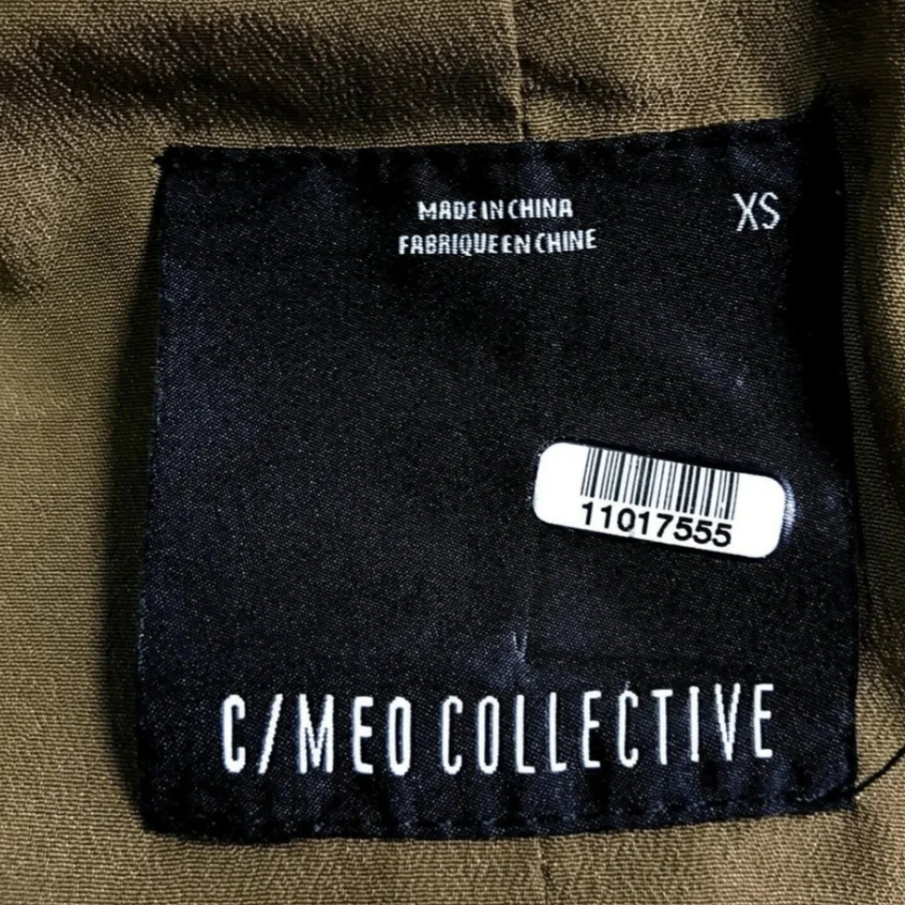 Linen Khaki Utility Jacket XS - C/Meo Collective Revolve - Picture 6 of 10
